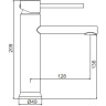 Смеситель для раковины FRAP H899 F10899-26